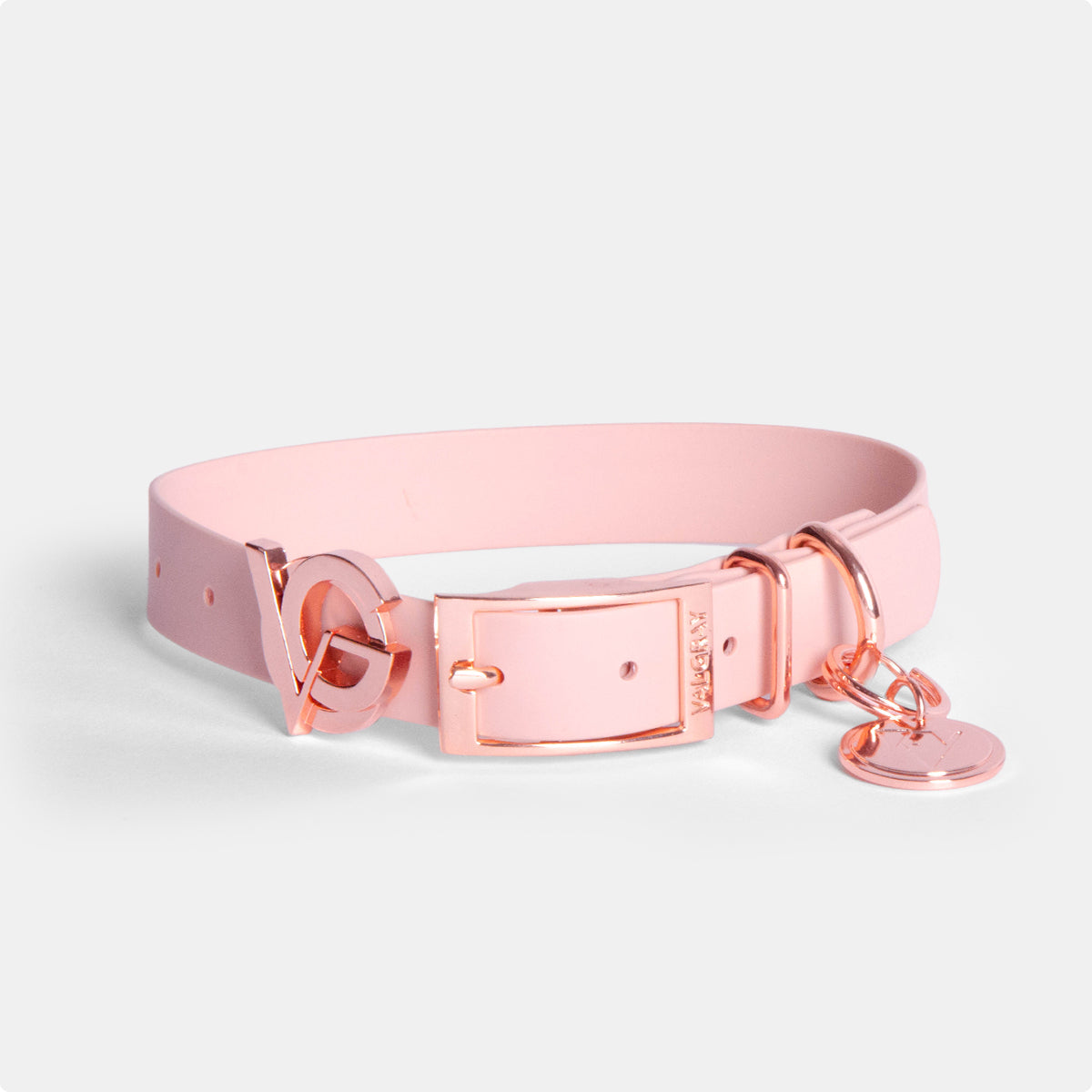 Valgray Premium Dog Collar - Blush & Rose Gold